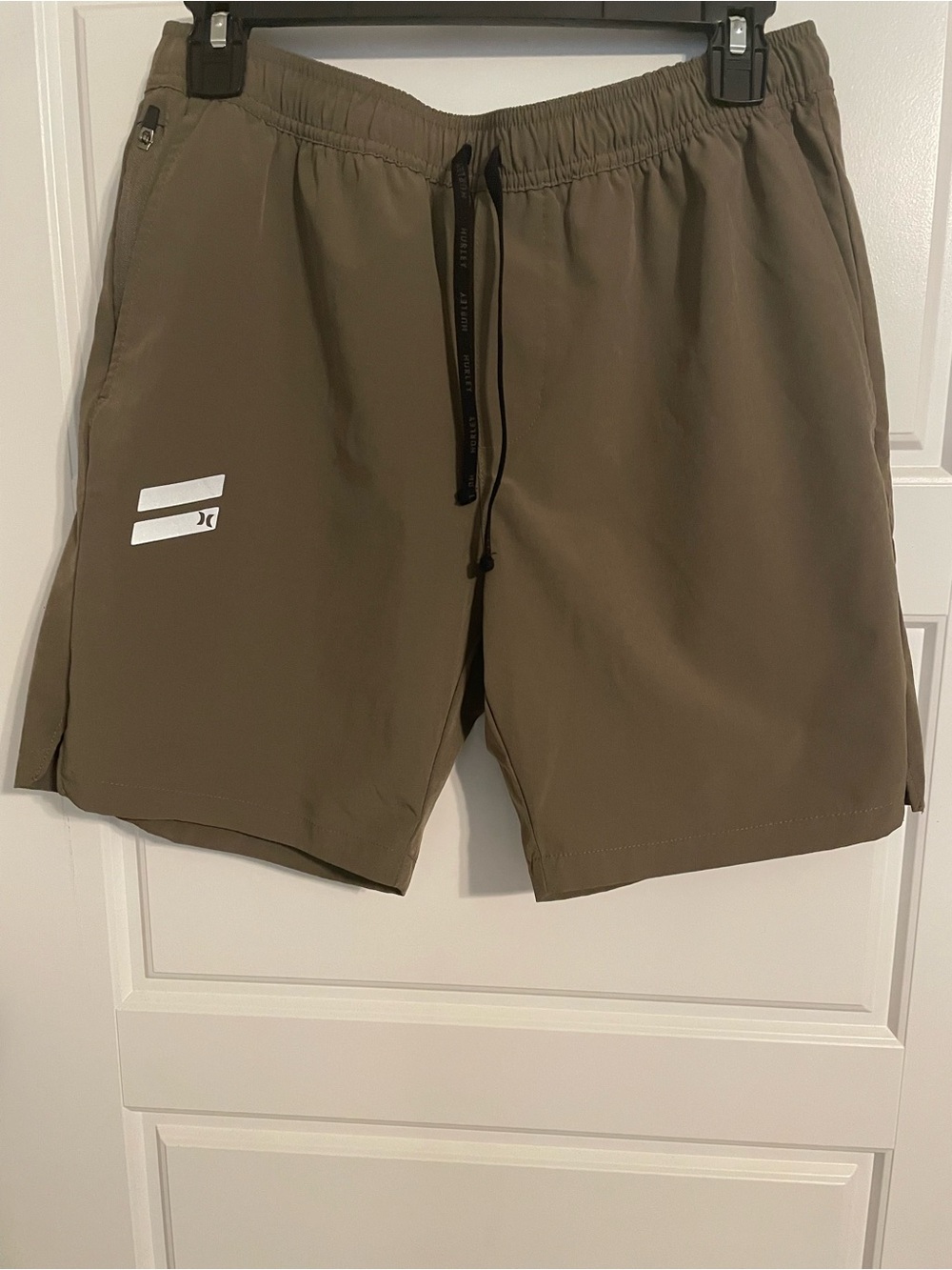 Hurley Men's Olive Green Performance Hybrid Shorts